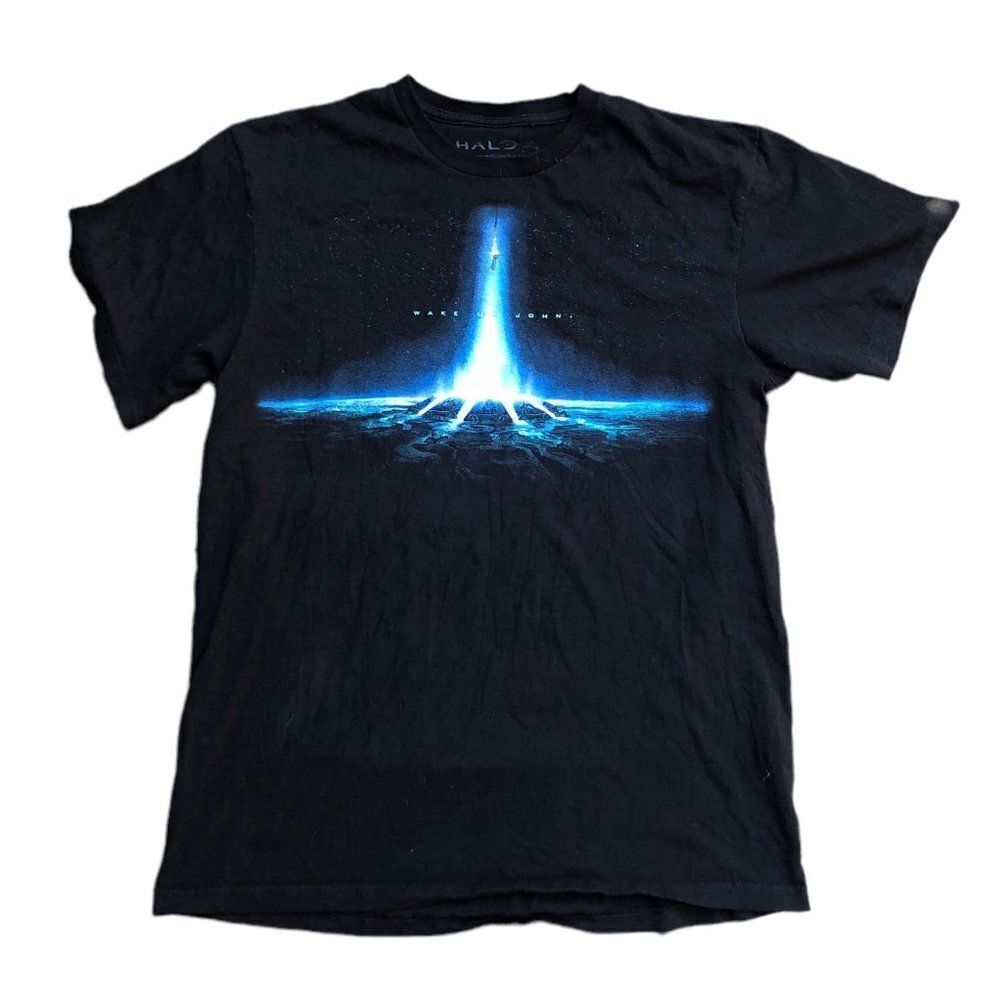 RARE 2013 Halo Graphic Shirt "Wake Up John" Large Black